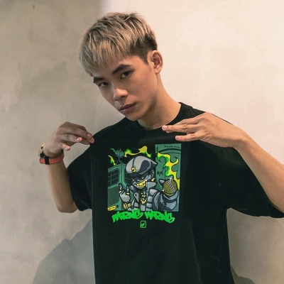 Áo thun Morning Warning Rapstar - Ngôi Sao Nhạc Rap - Áo Thun Unisex Form Rộng Tay Lỡ Oversize Cotton 100% Local Brand