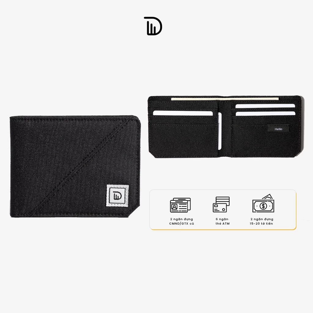 Ví vải DIM Basic Wallet