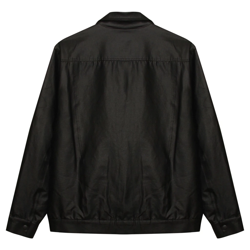 Áo khoác da jacket leather HUGU - Club Jacket - chống thấm nước kiểu dáng basic