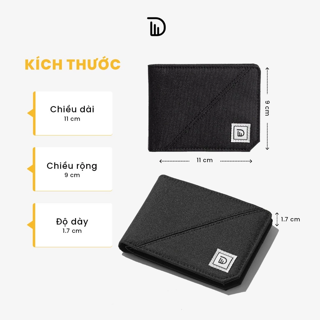 Ví vải DIM Basic Wallet