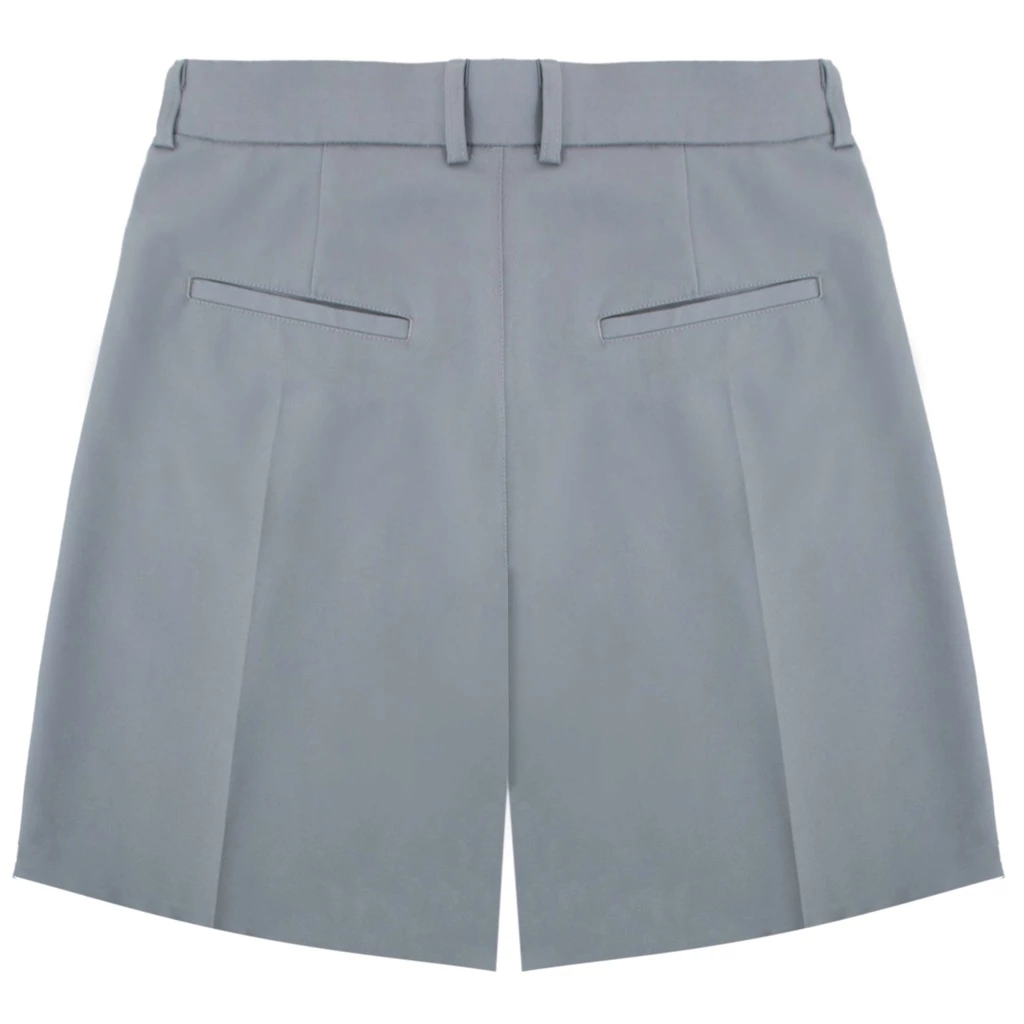 Quần short ngắn kaki màu be, xám HUGU - LAZY SHORTS - chất liệu vải mềm mịn chuẩn form