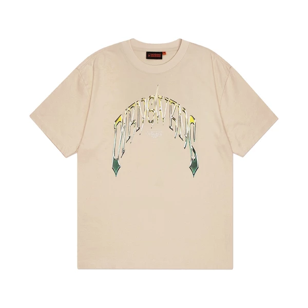 Áo thun Morning Warning Chrome Cream - Áo Thun Unisex Form Rộng Tay Lỡ Oversize Cotton 100% Local Brand