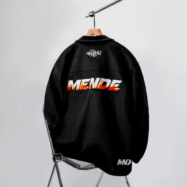 MENDE - Fire Jacket - Áo khoác nhung tăm tối giản