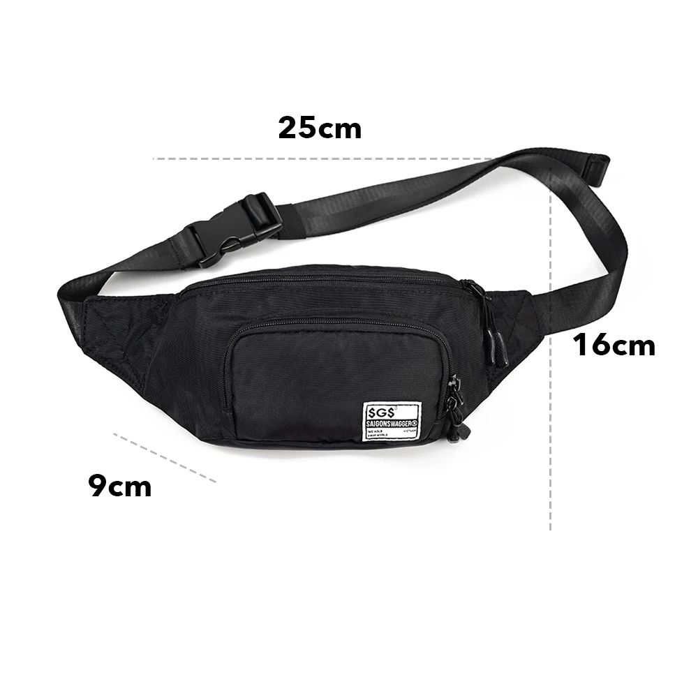 Túi Đeo Chéo Nam Nữ Thời Trang SAIGON SWAGGER® SGS Belt Bumbag Túi Bao Tử Nhiều Ngăn, Chống Thấm