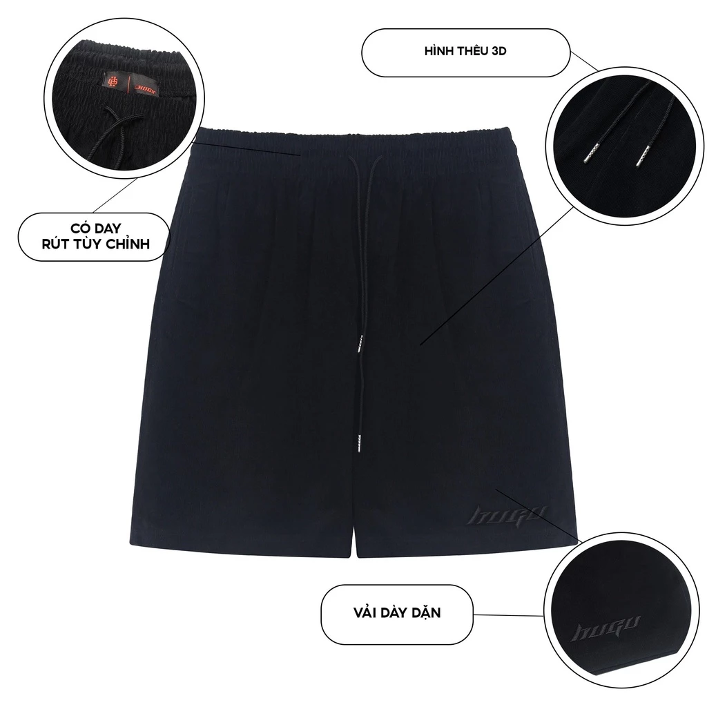 Quần short HUGU - Corduroy Short SS02 - unisex