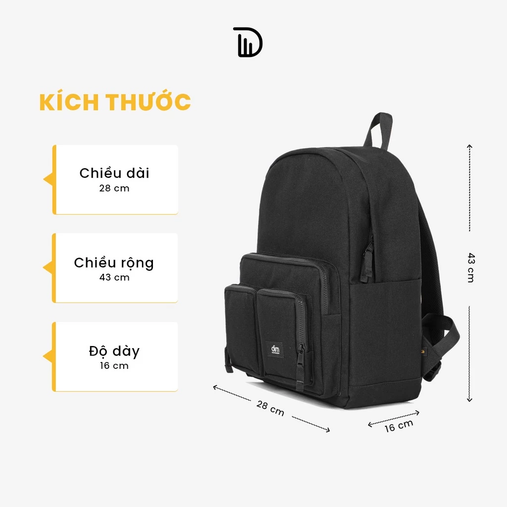 Balo DIM Grand Backpack - Laptop 15.6 inch