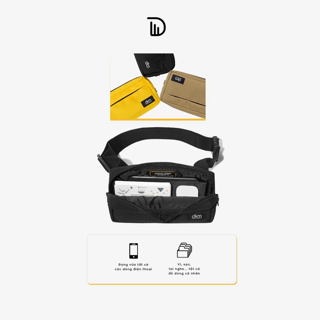 Túi đeo chéo DIM Mini Bumbag