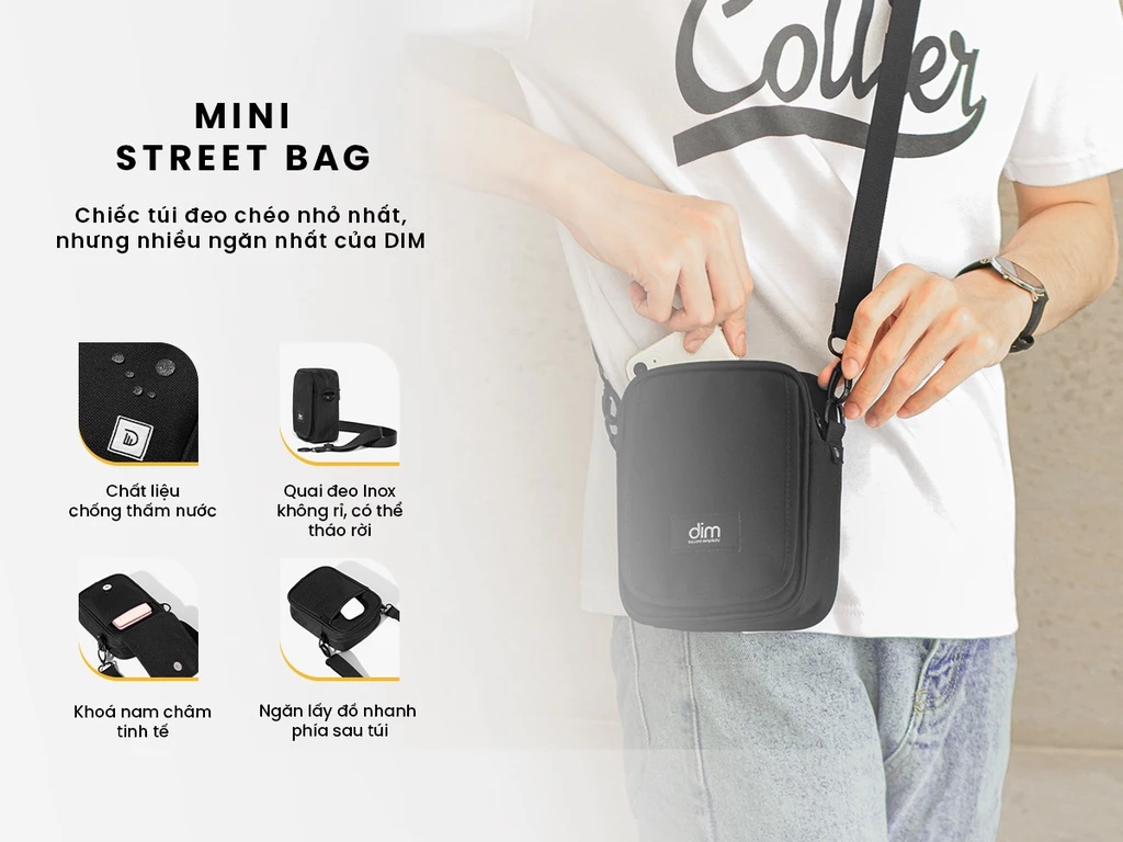 Túi đeo chéo DIM Mini Street Bag