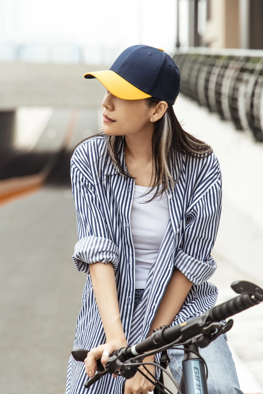 Mũ/Nón Bóng Chày Lưỡi Trai Màu Phối Unisex Thương hiệu Recklesstripwear - Signature Ballcap Mixed Vải Kaki Cotton