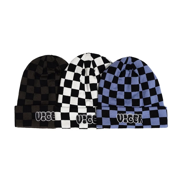 Mũ len VIGER BUBBLE LOGO Checkerboard Beanie