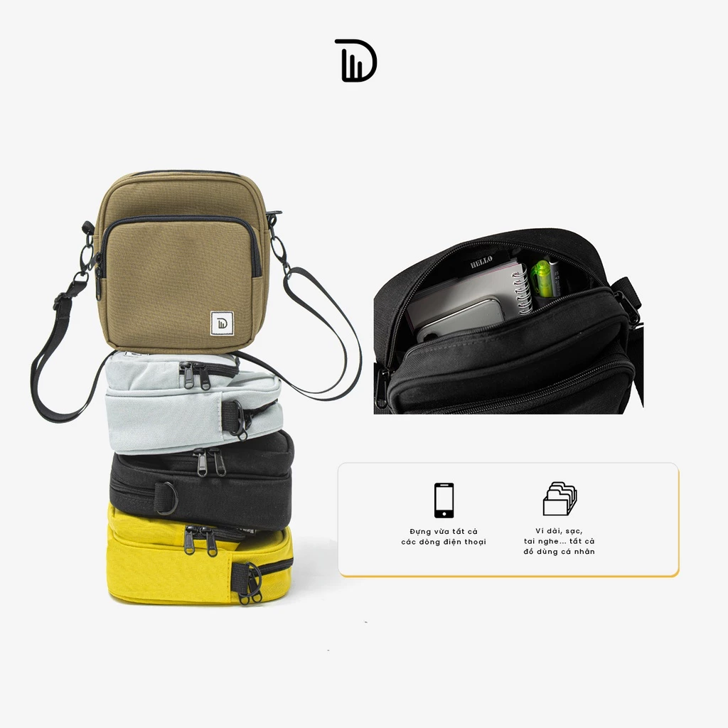 Túi đeo chéo DIM Daily Bag - Color Edition