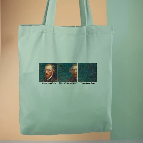 Túi vải tote bag của Chodole chất liệu túi canvas vải bố đẹp in hình độc đáo Van Gogh, Van Goghing, Van Gone