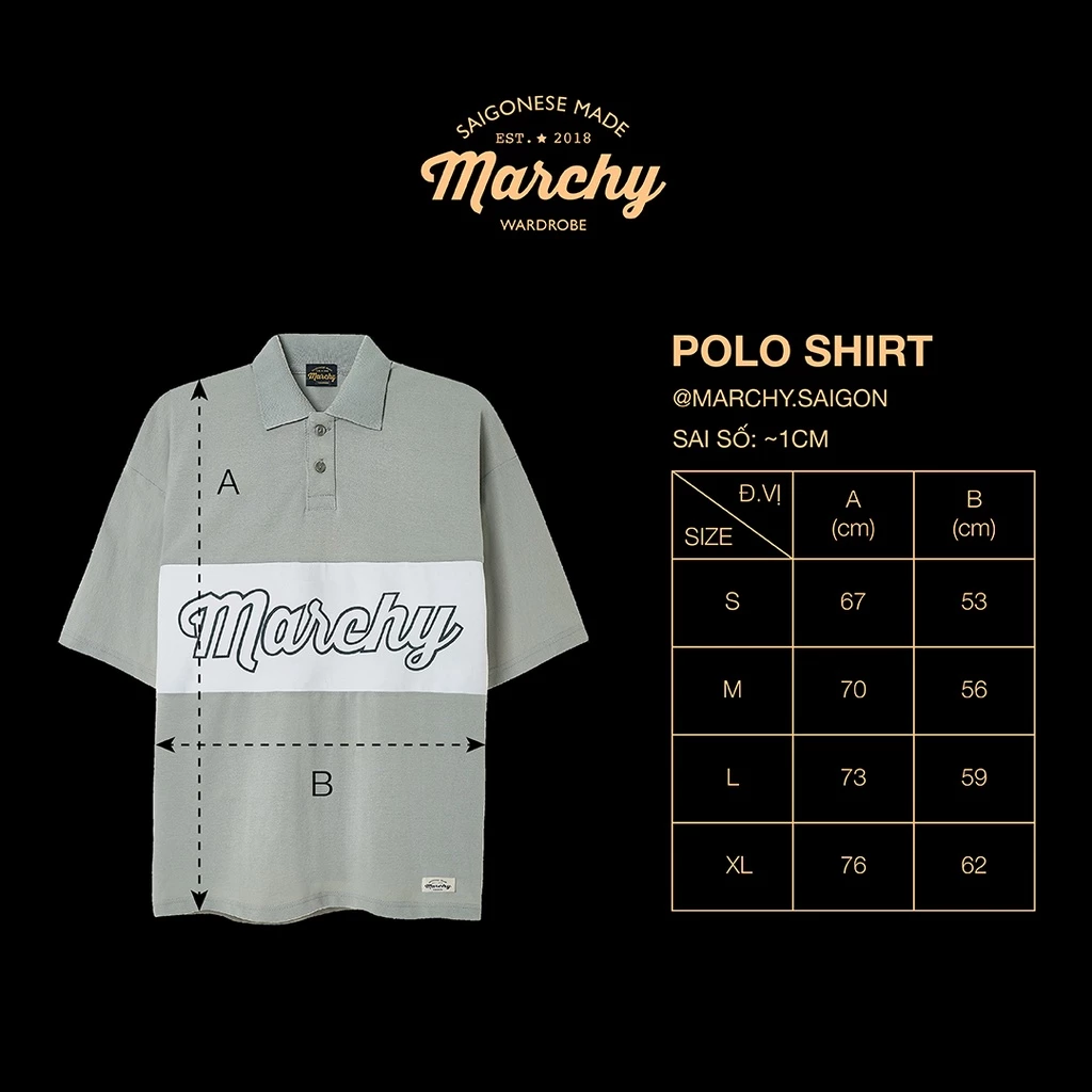 MARCHY - Striped Polo - Áo thun sọc có cổ