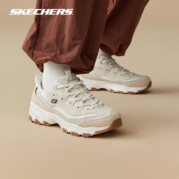 Giày Thể Thao Nữ Skechers Slip-ins Sport D'lites Smooth Nostalgia-150537-NTTP Air-Cooled Memory Foam