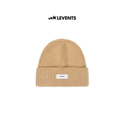 Nón Levents Knit Beanie/ Light Brown Beanie Len