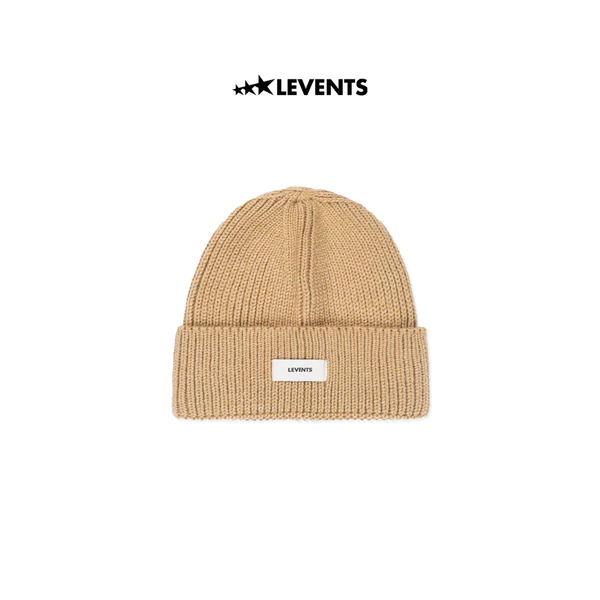 Nón Levents Knit Beanie/ Light Brown Beanie Len