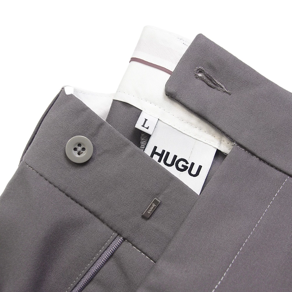 Quần short kaki nam màu đen, trắng, thể thao basic HUGU Mono lưng thun co dãn chất vải mềm bền màu