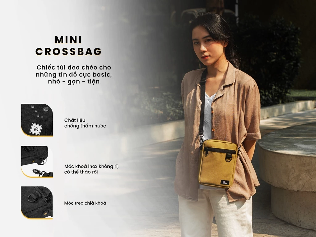 Túi đeo chéo DIM Mini Cross Bag