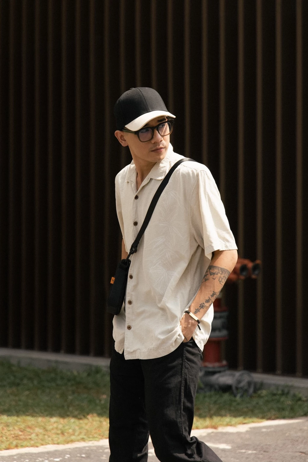 Mũ/Nón Bóng Chày Lưỡi Trai Màu Phối Unisex Thương hiệu Recklesstripwear - Signature Ballcap Mixed Vải Kaki Cotton