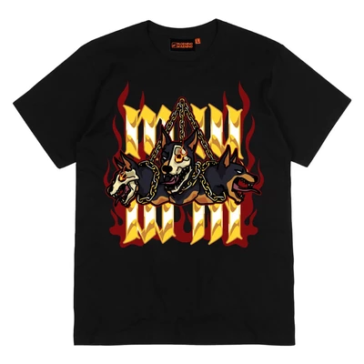 Áo thun Morning Warning Three Hounds - Ba Con Chó - Áo Thun Unisex Form Rộng Tay Lỡ Oversize Cotton 100% Local Brand