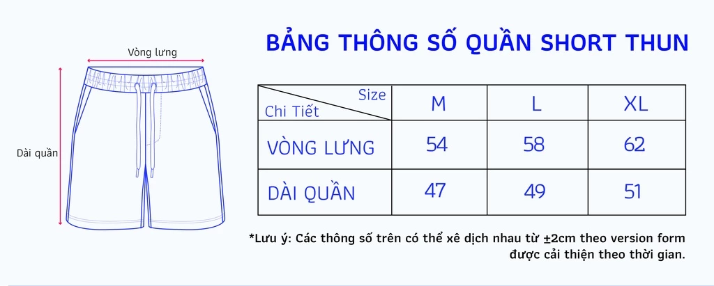 QUẦN SHORT THUN U2M2 - BASIC LOGO