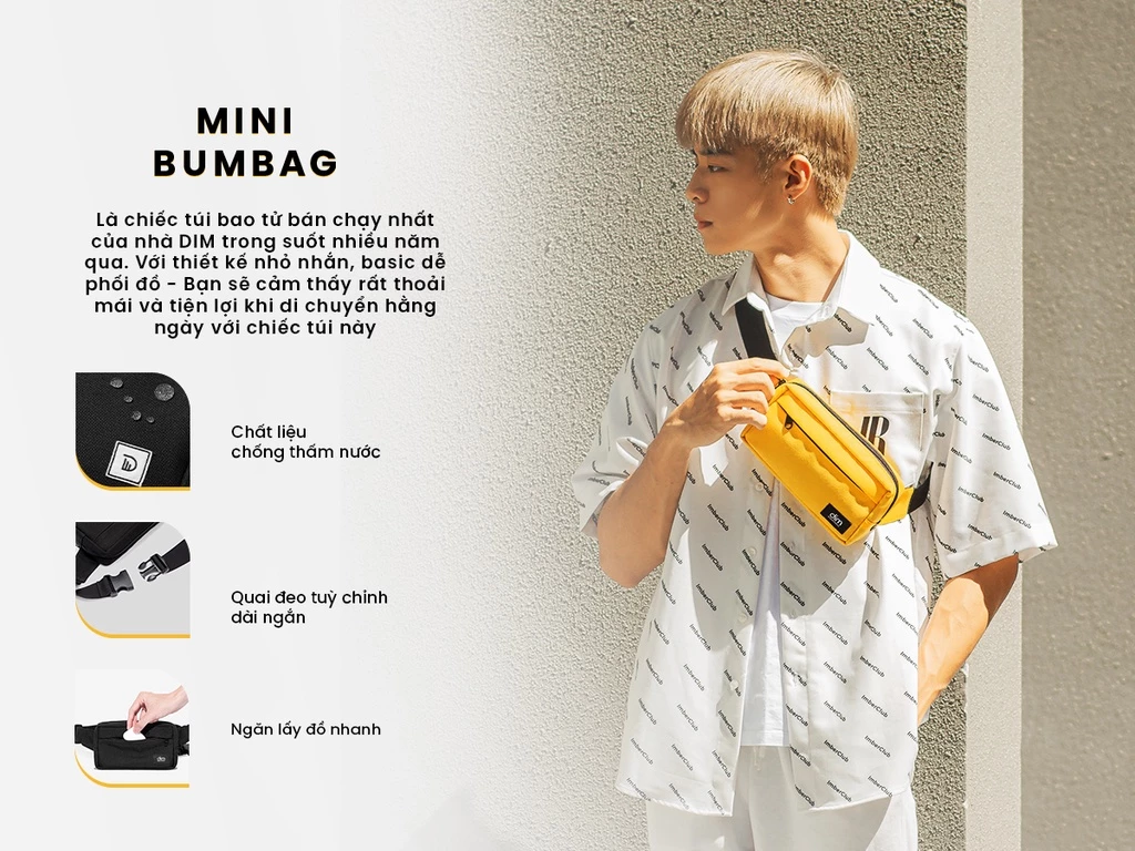 Túi đeo chéo DIM Mini Bumbag