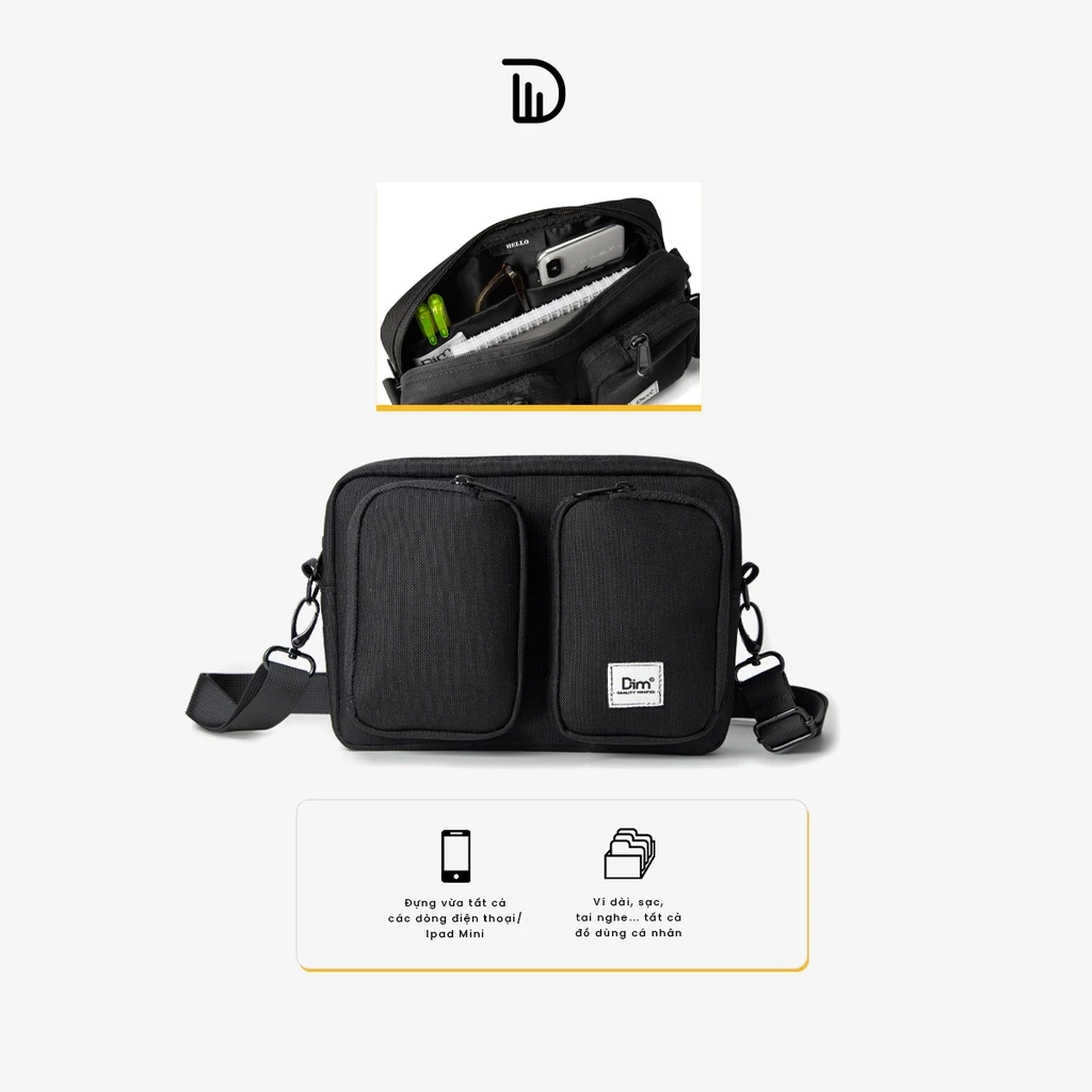 Túi đeo chéo DIM Double Bag
