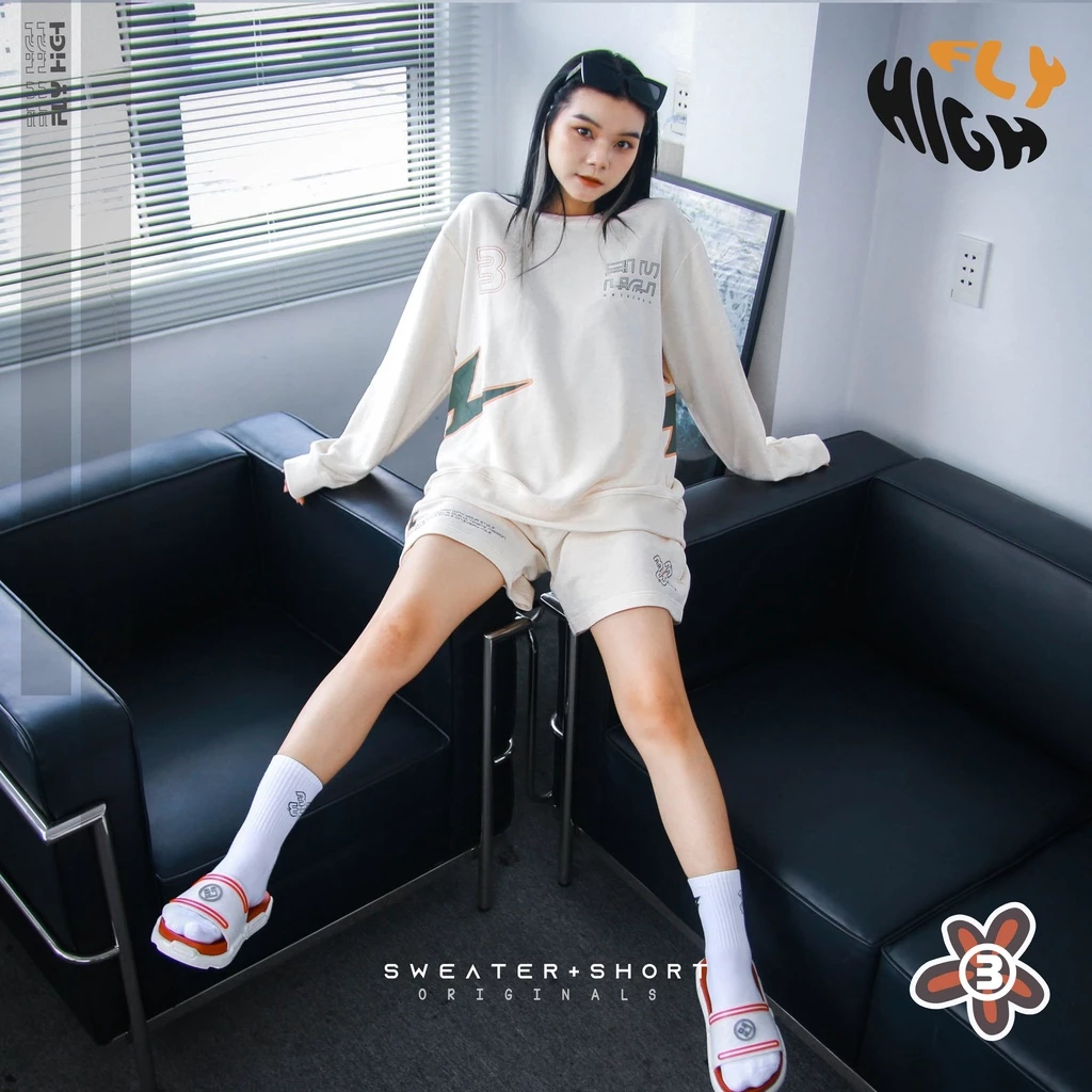Áo sweater thời trang nam nữ Birdybag chất liệu nỉ chân cua oversize unisex basic
