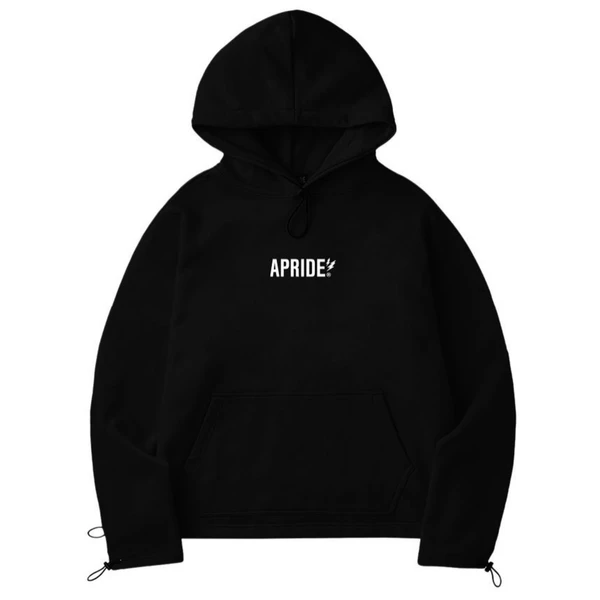 Áo Hoodies Bigsize Basic màu đen in nổi, form boxy hot trend