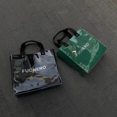 Túi Tote Shopping Bag Trong Suốt Đứng Form - FNC Shopping Bag