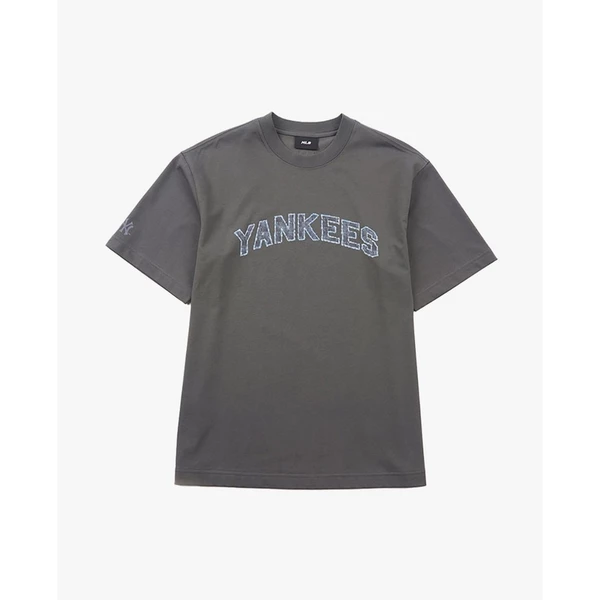 MLB - Áo thun unisex Denim Like Lettering Monogram_3ATSM1153-50CGD