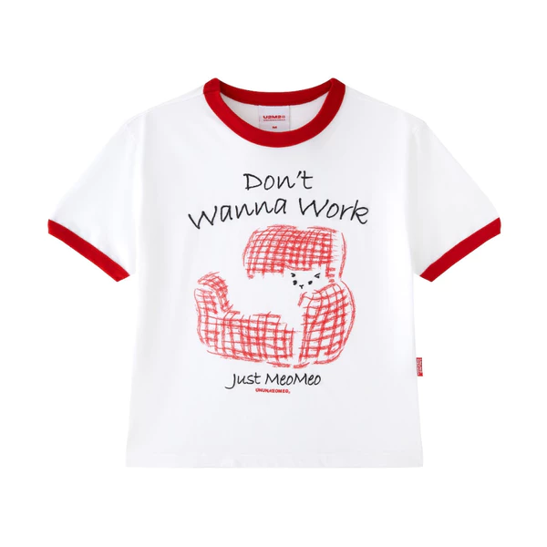 ÁO THUN BABY TEE U2M2 - DONT WANNA WORK