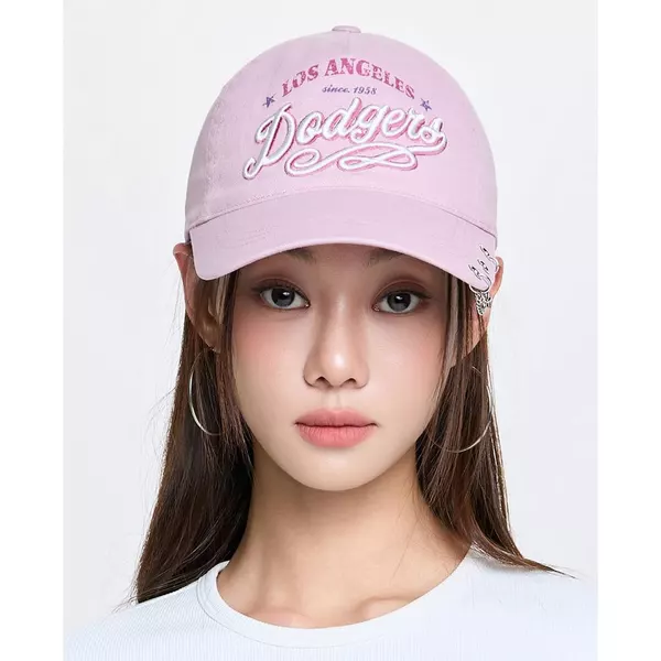 MLB - Nón bóng chày unisex Vintage Cursive Jewelry Unstructured_3ACPV206N-07LDL