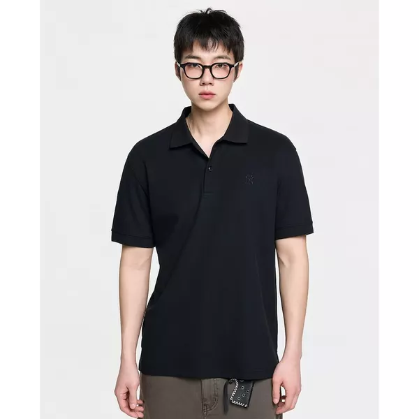MLB - Áo polo unisex cổ bẻ tay ngắn Basic_3APQB0163-50BKS