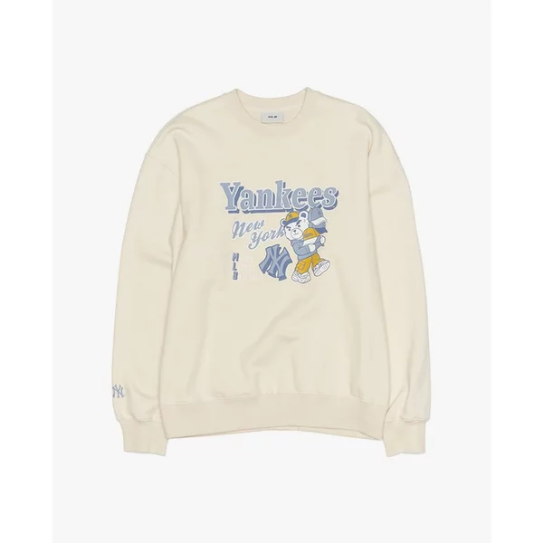 MLB - Áo sweatshirt unisex cổ tròn tay dài Mega Bear Series_3AMTE0154-50CRS