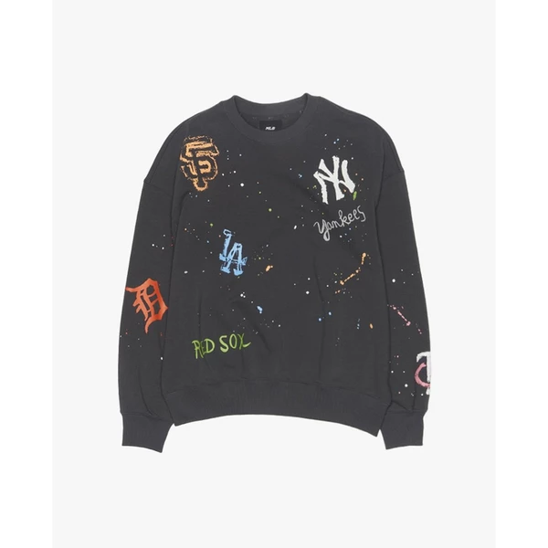 MLB - Áo sweatshirt unisex cổ tròn tay dài in logo_3AMTG0154-00CGS