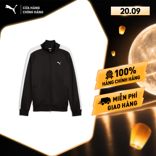 Áo Khoác Thời Trang PUMA Nam T7 ALWAYS ON Track Jacket Black Màu Đen