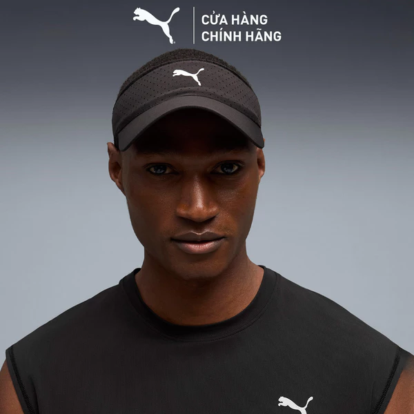 Nón Thể Thao PUMA Unisex EVERYDAY RUNNING Visor Black Màu Đen