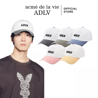 Mũ Bóng Chày ADLV Pigment Leather Patch màu than chì/xanh lá/hồng/vàng/xanh dương - Hàng chính hãng