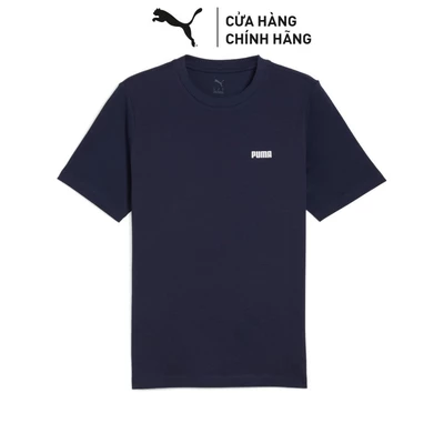 Áo Thun Thời Trang Ngắn Tay PUMA Nam ESS Small Logo Tee Navy Màu Xanh