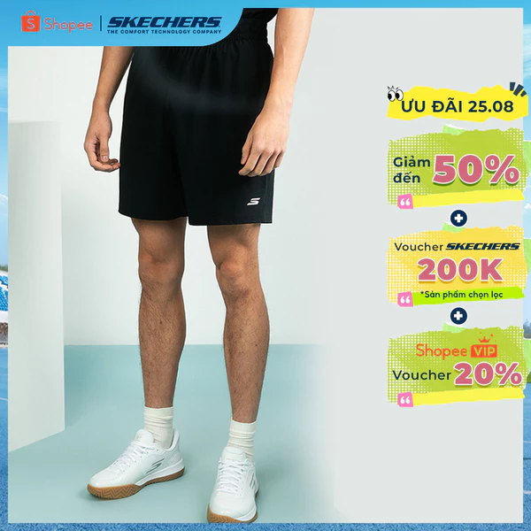 Quần Đùi Thể Thao Nam Skechers Running Performance Shorts - SP325M360-0018