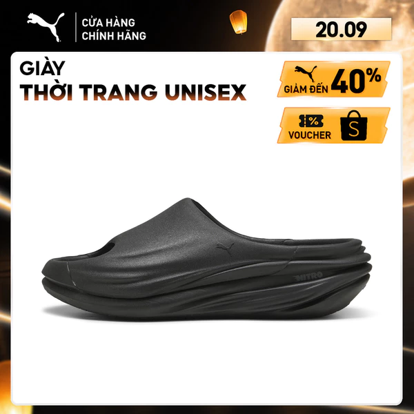 Dép Quai Ngang PUMA Unisex Unwind Nitrocat LS Black-Cool Light Màu Đen