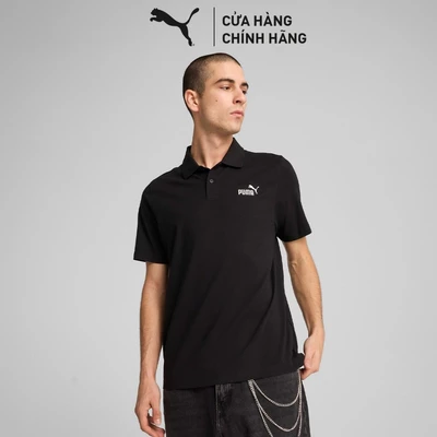 Áo Thun Polo Thời Trang PUMA Nam ESS No. 1 Logo Jersey Black Màu Đen