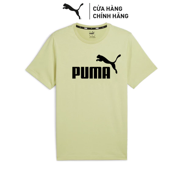 Áo Thun Thể Thao PUMA Nam ESS Logo Tee Pistachio Green Màu Xanh Lá