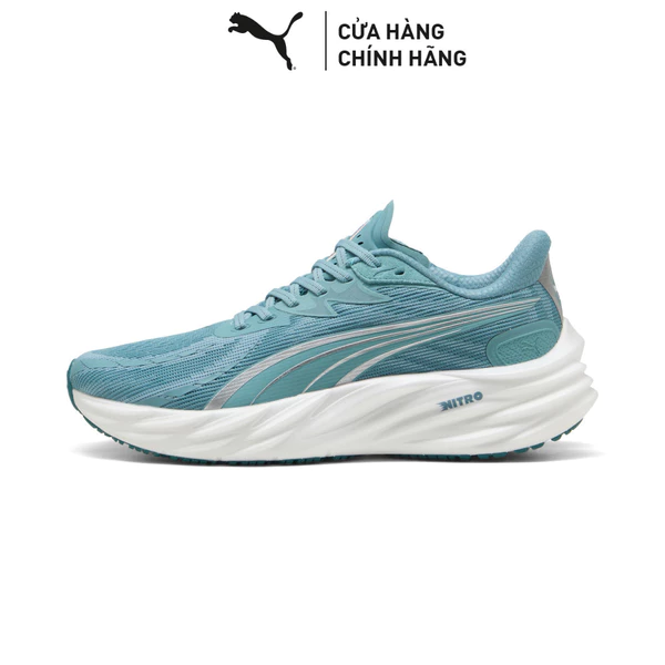 Giày Chạy Bộ PUMA Nam Velocity NITRO 4 Baltic Sea Blue-Emerald Ice Màu Xanh