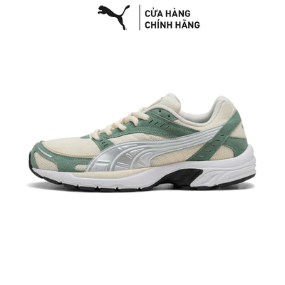 Giày Thể Thao PUMA Unisex C25K Frosted Ivory-Green Moon-Silver Màu Trắng