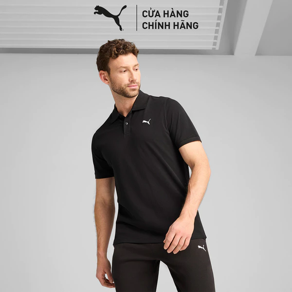 Áo Thun Thể Thao PUMA Nam ESS Pique Polo Black Màu Đen