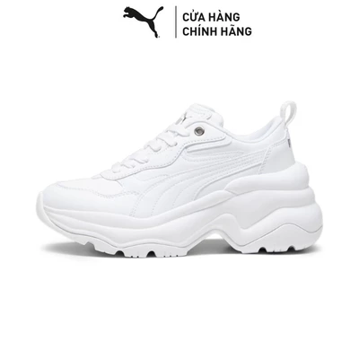 Giày Thời Trang PUMA Nữ Cilia Wedge White-Silver Màu Trắng