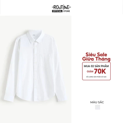 Áo Sơ Mi Tay Dài Nam Form Fitted - Routine 10F25SHL012
