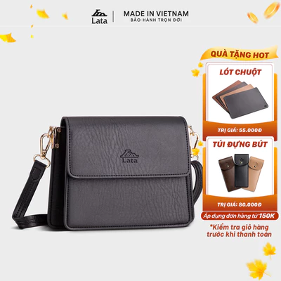 Túi Lata (Thời trang nữ đi chơi cỡ trung - Túi đeo chéo da HN88)